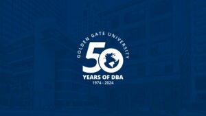 50 Years GGU DBA Logo